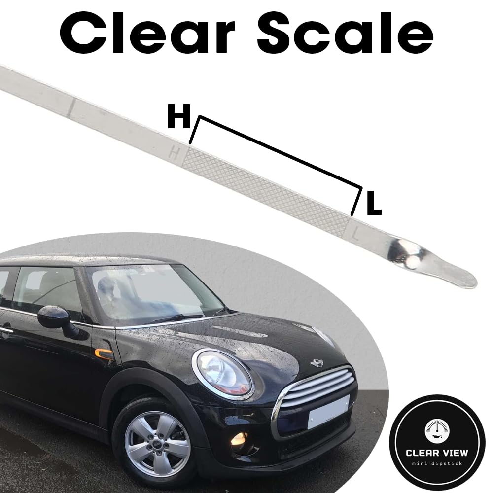 ** PINK Top** Cancer Research UK Edition  MINI Dipstick R55 R56 R57 R58 R59 R60 N12 N14 N18 Readable Oil Level Dip Stick