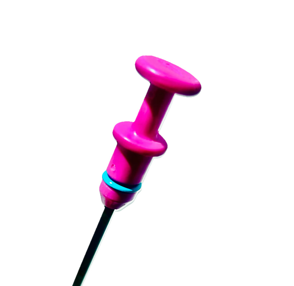 ** PINK Top** Cancer Research UK Edition  MINI Dipstick R55 R56 R57 R58 R59 R60 N12 N14 N18 Readable Oil Level Dip Stick