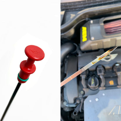 **NEW Red Top** MINI Dipstick R55 R56 R57 R58 R59 R60 N12 N14 N18 Readable Oil Level Dip Stick