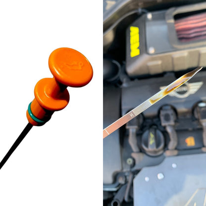 **Orange Top** MINI Dipstick R55 R56 R57 R58 R59 R60 N12 N14 N18 Readable Oil Level Dip Stick
